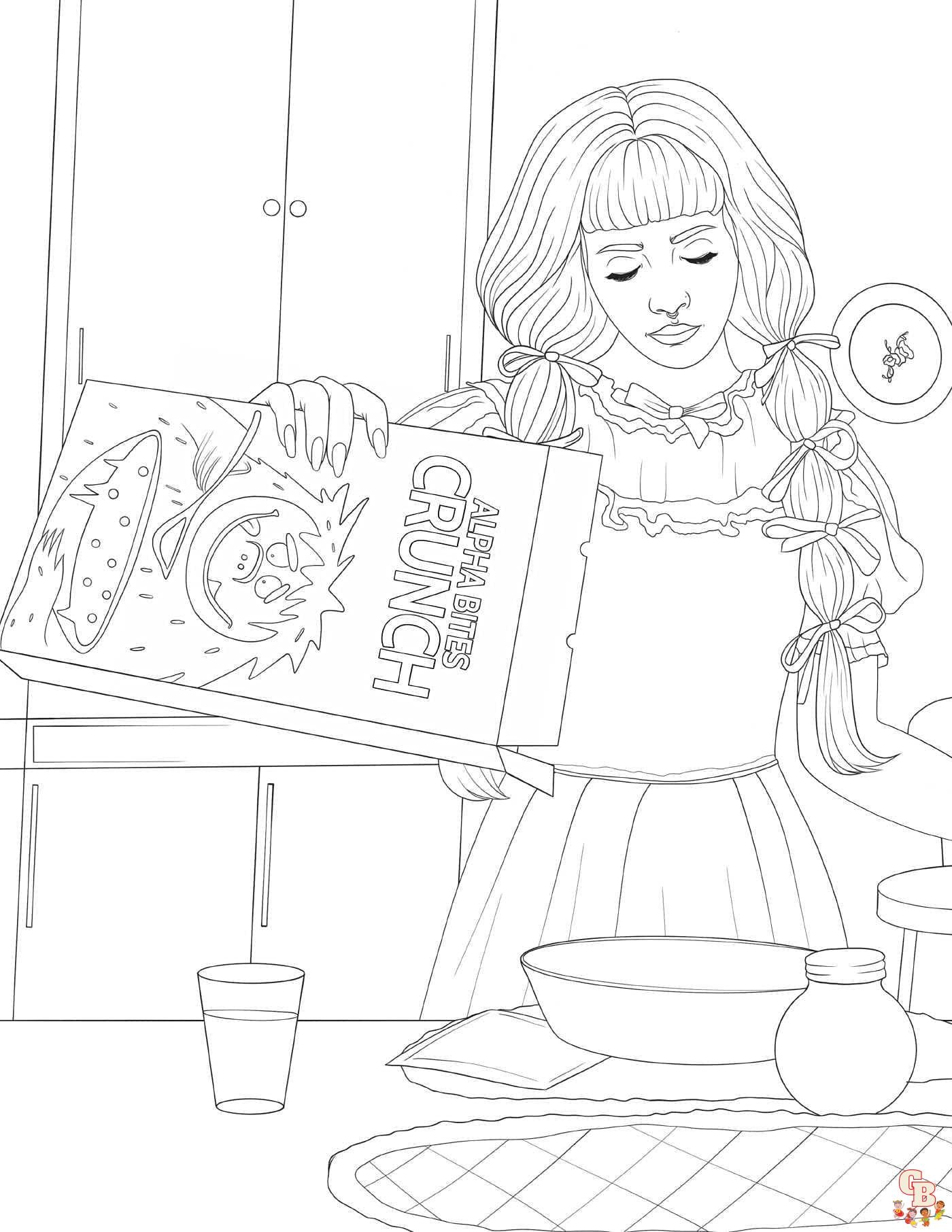 Melanie Martinez Coloring Pages Printable And Easy For Kids Melanie Martinez Coloring Pages Printable And Easy For Kids