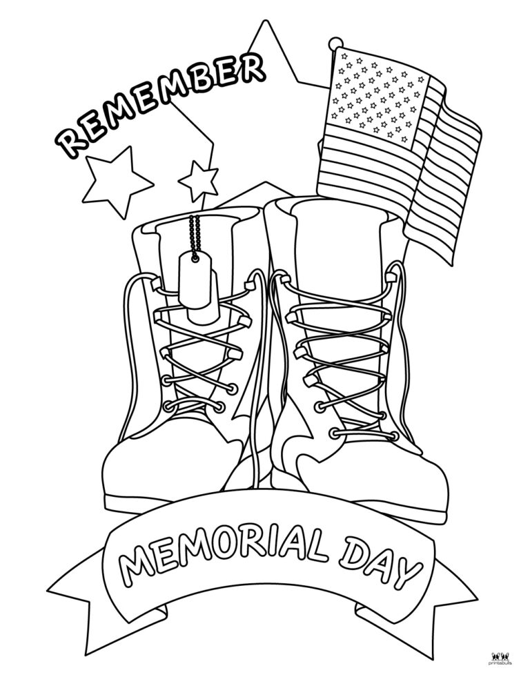 Printable Memorial Day Coloring Pages Printable Memorial Day Coloring Pages