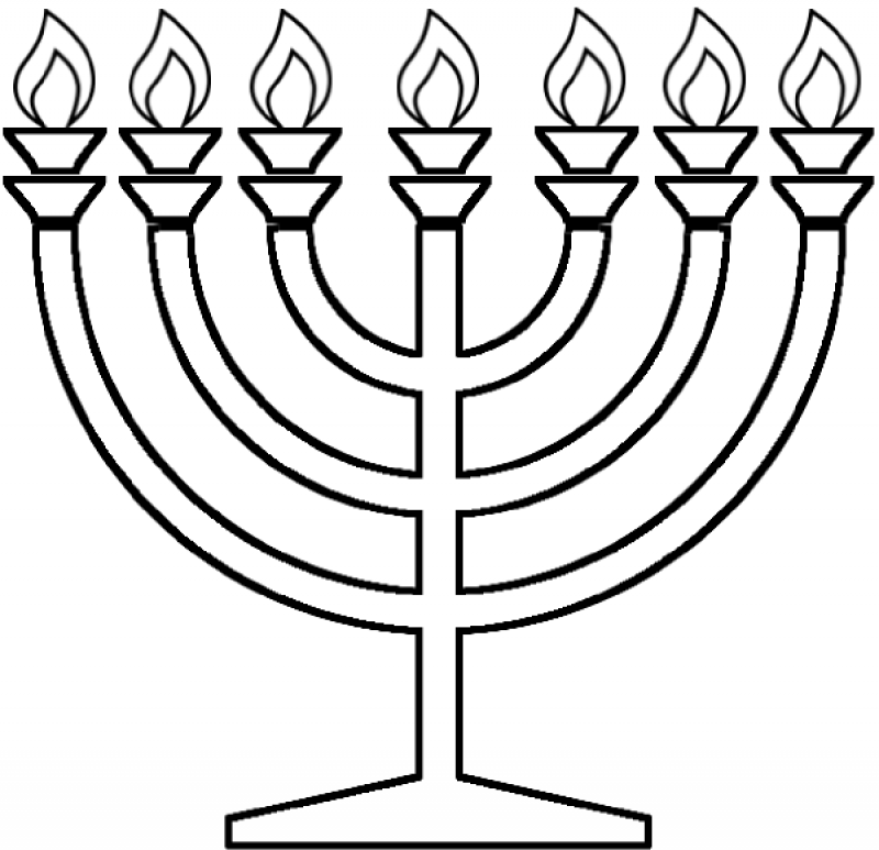 Menorah Coloring Pages Printable Menorah Coloring Pages Printable