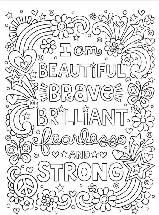 Mental Health Coloring Pages Free Printable PDF Mental Health Coloring Pages Free Printable PDF