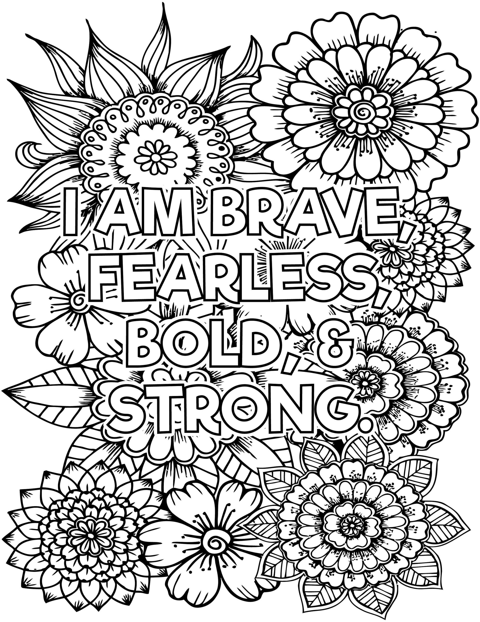 Mental Health Coloring Pages Printable Mental Health Coloring Pages Printable