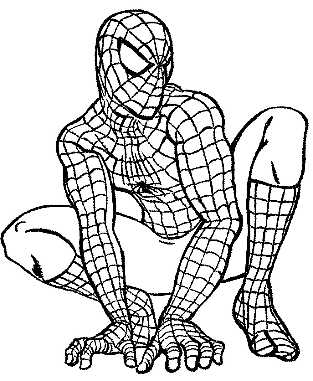 Mewarnai Gambar Spiderman