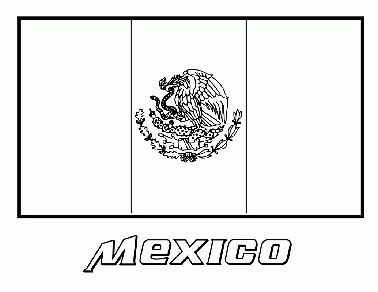 Mexico Coloring Pages Mexico Coloring Pages