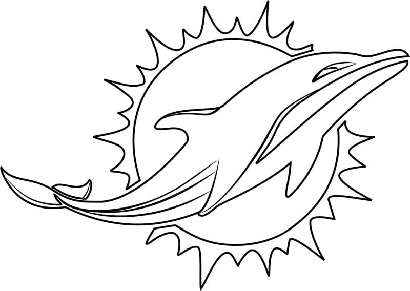 Miami Dolphins Logo Coloring Page Free Printable Coloring Pages For Kids Miami Dolphins Logo Coloring Page Free Printable Coloring Pages For Kids