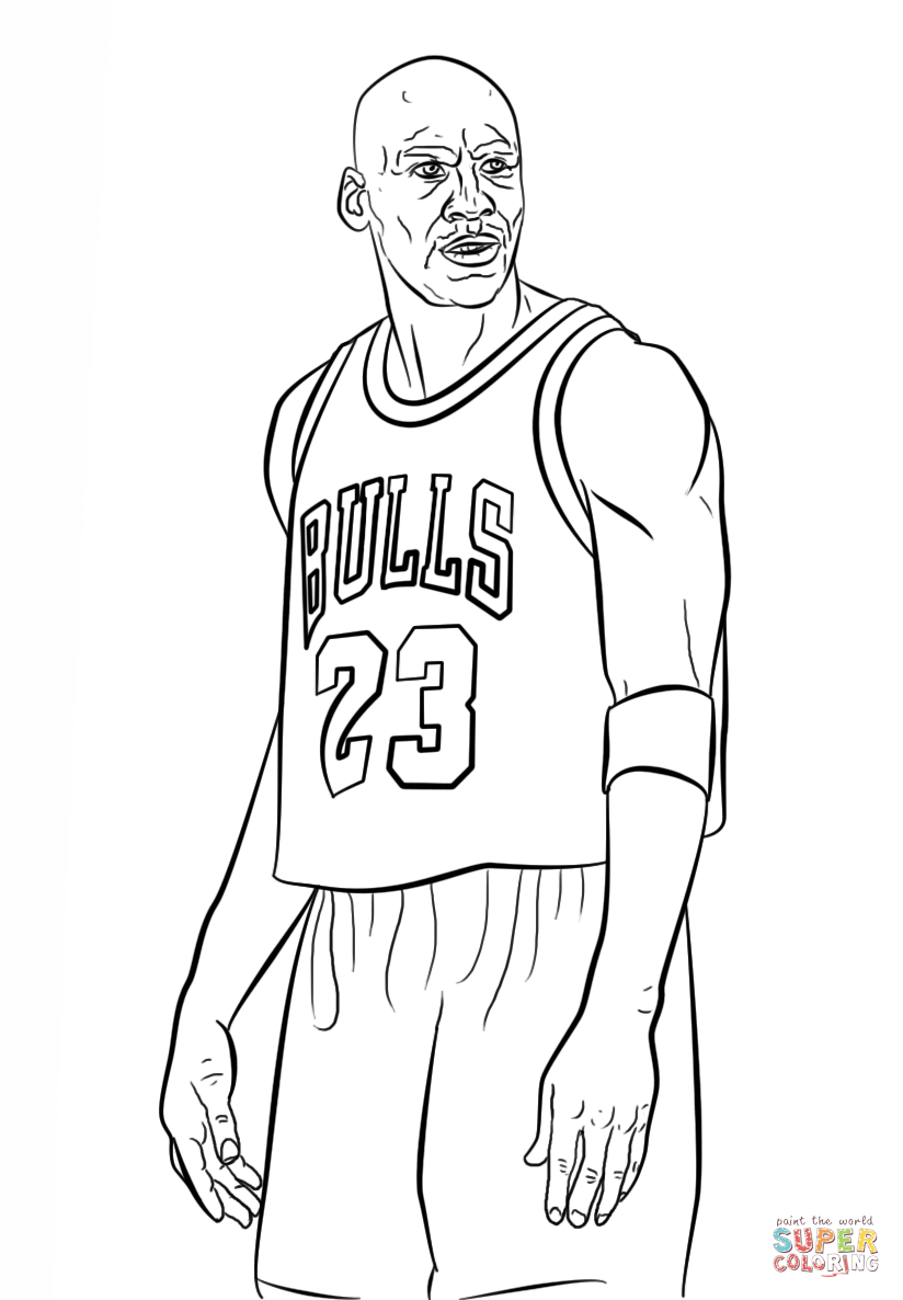 Michael Jordan Coloring Pages Printable