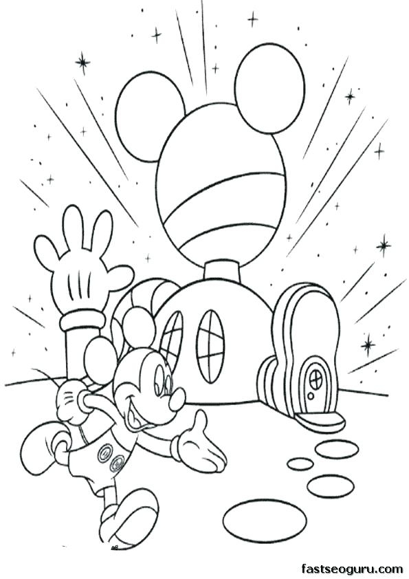 Mickey Mouse Clubhouse Printable Coloring Pages Mickey Mouse Clubhouse Printable Coloring Pages