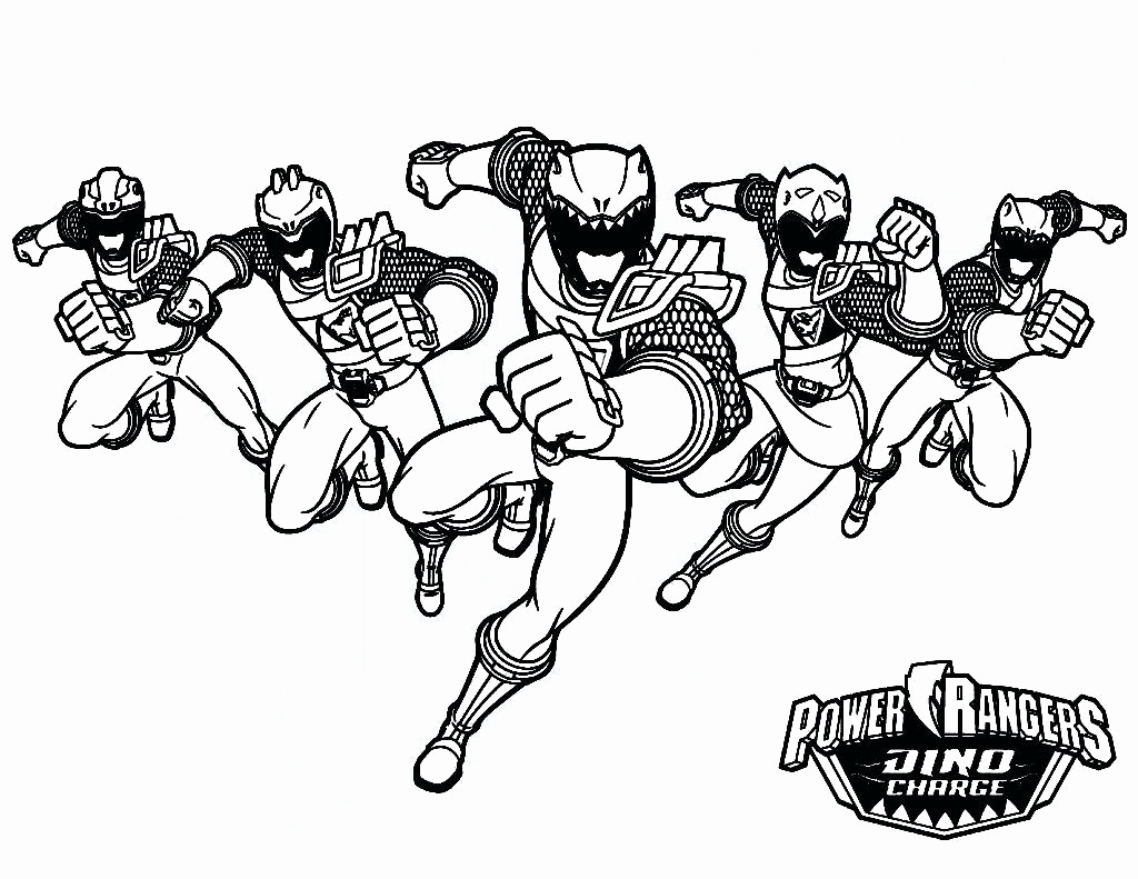 Mighty Morphin Power Rangers Coloring Pages Printable Coloring Pages