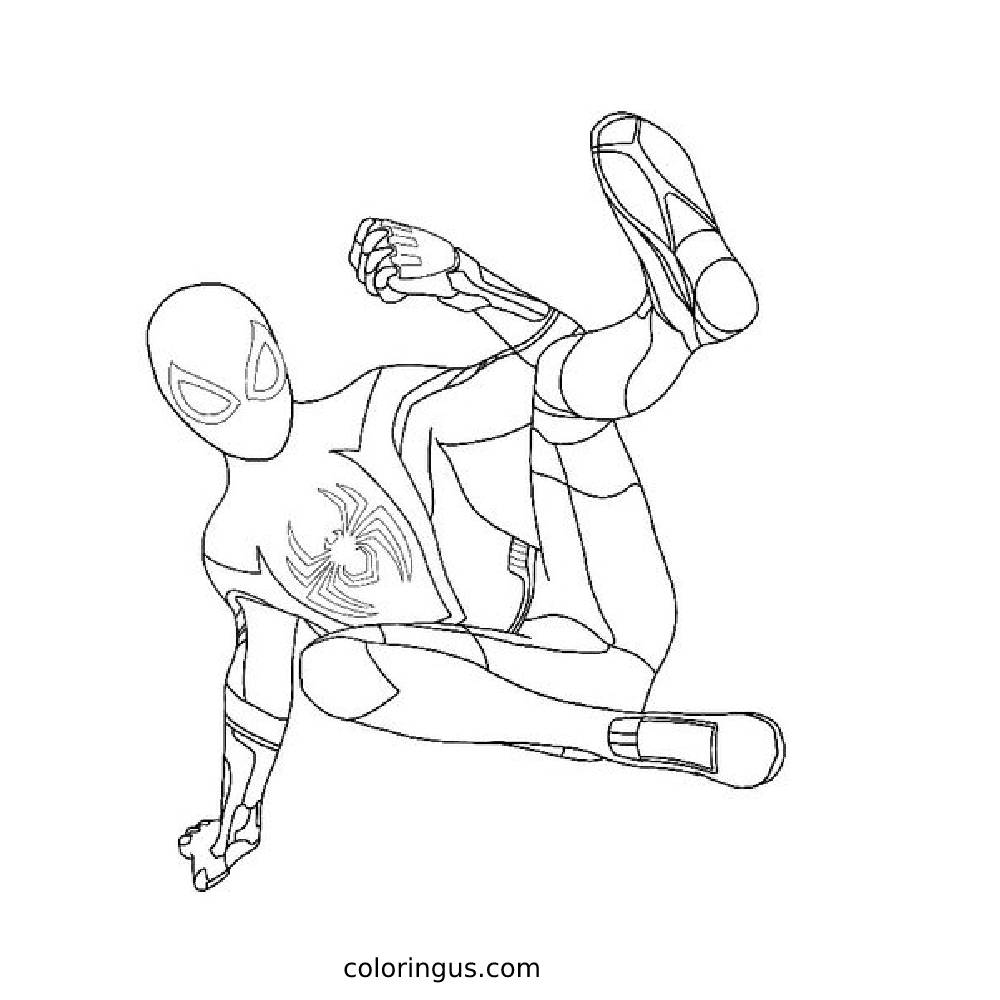 Miles Morales Coloring Pages Free Printable PDF Miles Morales Coloring Pages Free Printable PDF