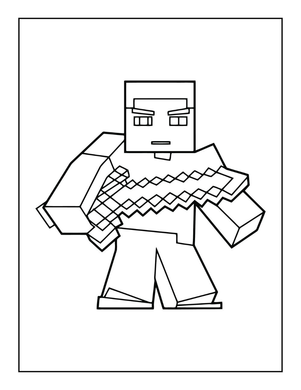 Printable Minecraft Coloring Pages Printable Minecraft Coloring Pages