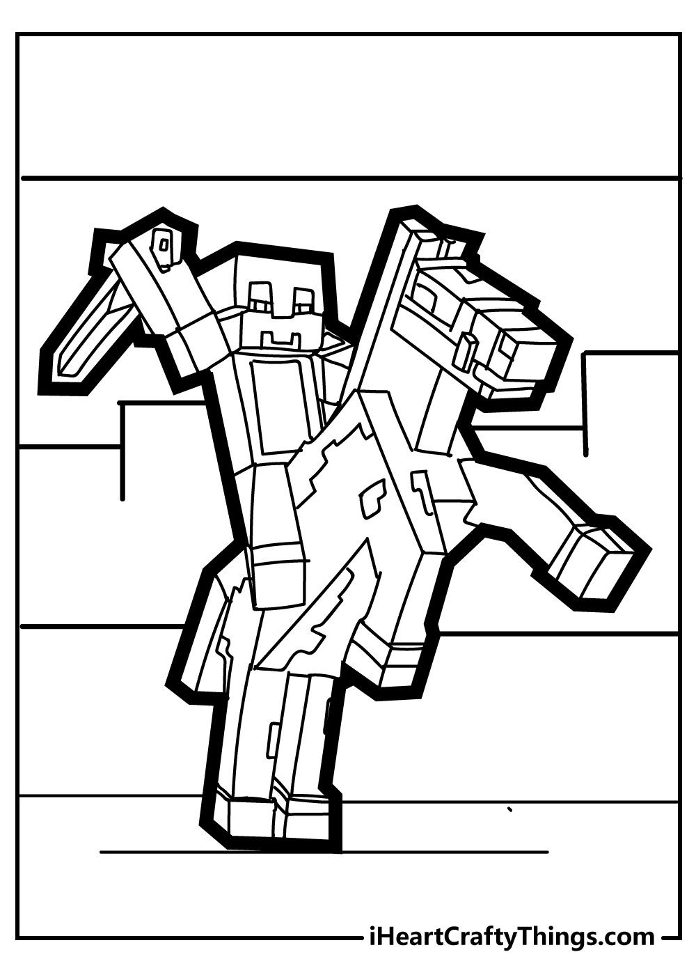 Minecraft People Coloring Pages