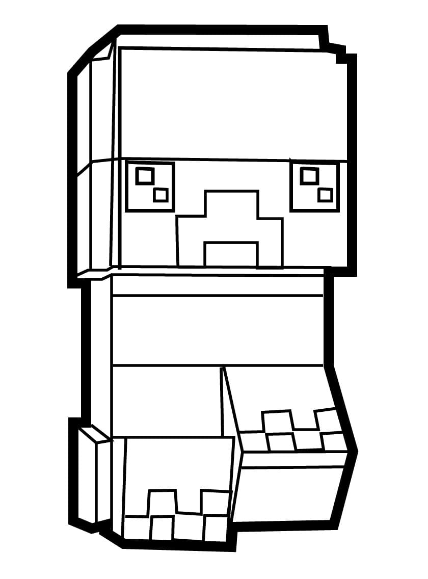 Minecraft Zombies 1 Coloring Page Free Printable Coloring Pages For Kids Minecraft Zombies 1 Coloring Page Free Printable Coloring Pages For Kids