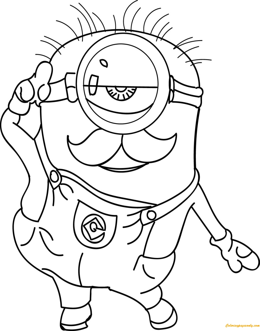 Minion Cute Coloring Page Free Coloring Pages Online Minion Cute Coloring Page Free Coloring Pages Online