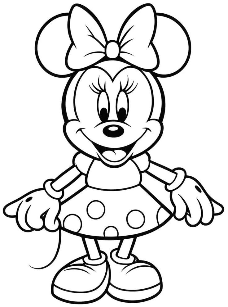 Minnie Mouse Coloring Pages 40 New Coloring Sheets In 2024 Mickey Minnie Mouse Coloring Pages 40 New Coloring Sheets In 2024 Mickey