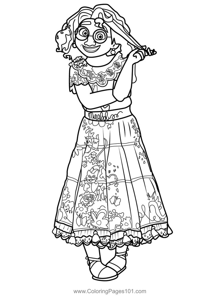 Mirabel Coloring Pages Free Printable Mirabel Coloring Pages Free Printable