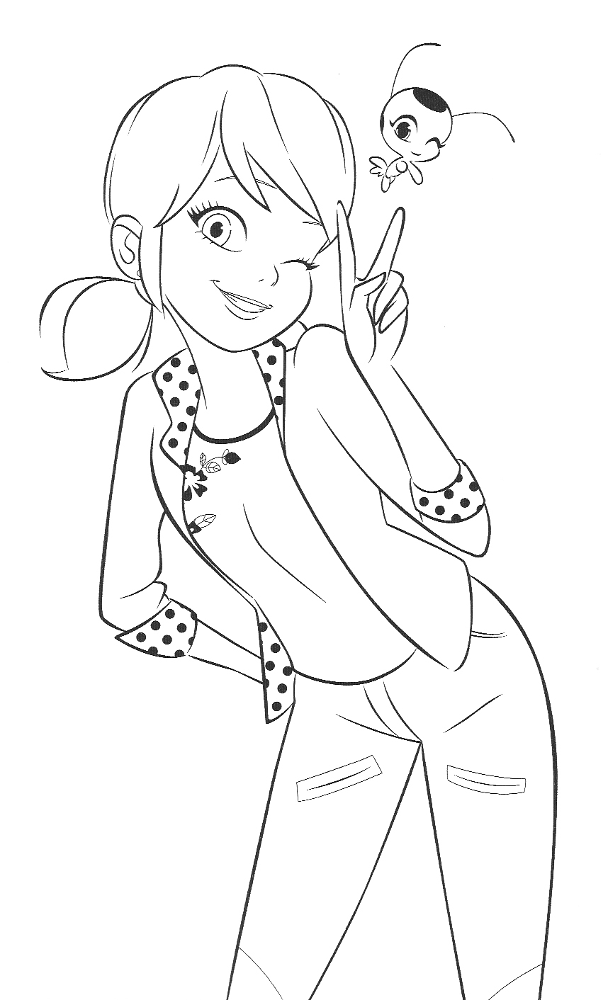 Miraculous Ladybug Coloring Pages Printable