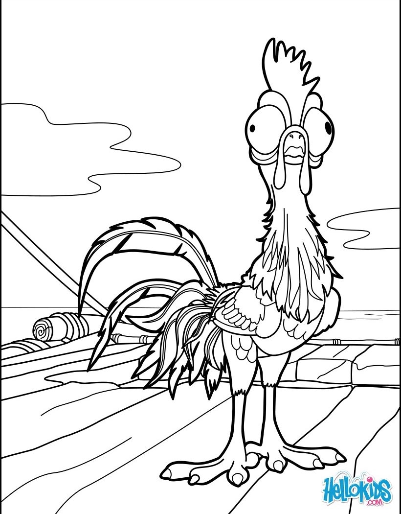 Moana Coloring Pages Free At GetDrawings Free Download