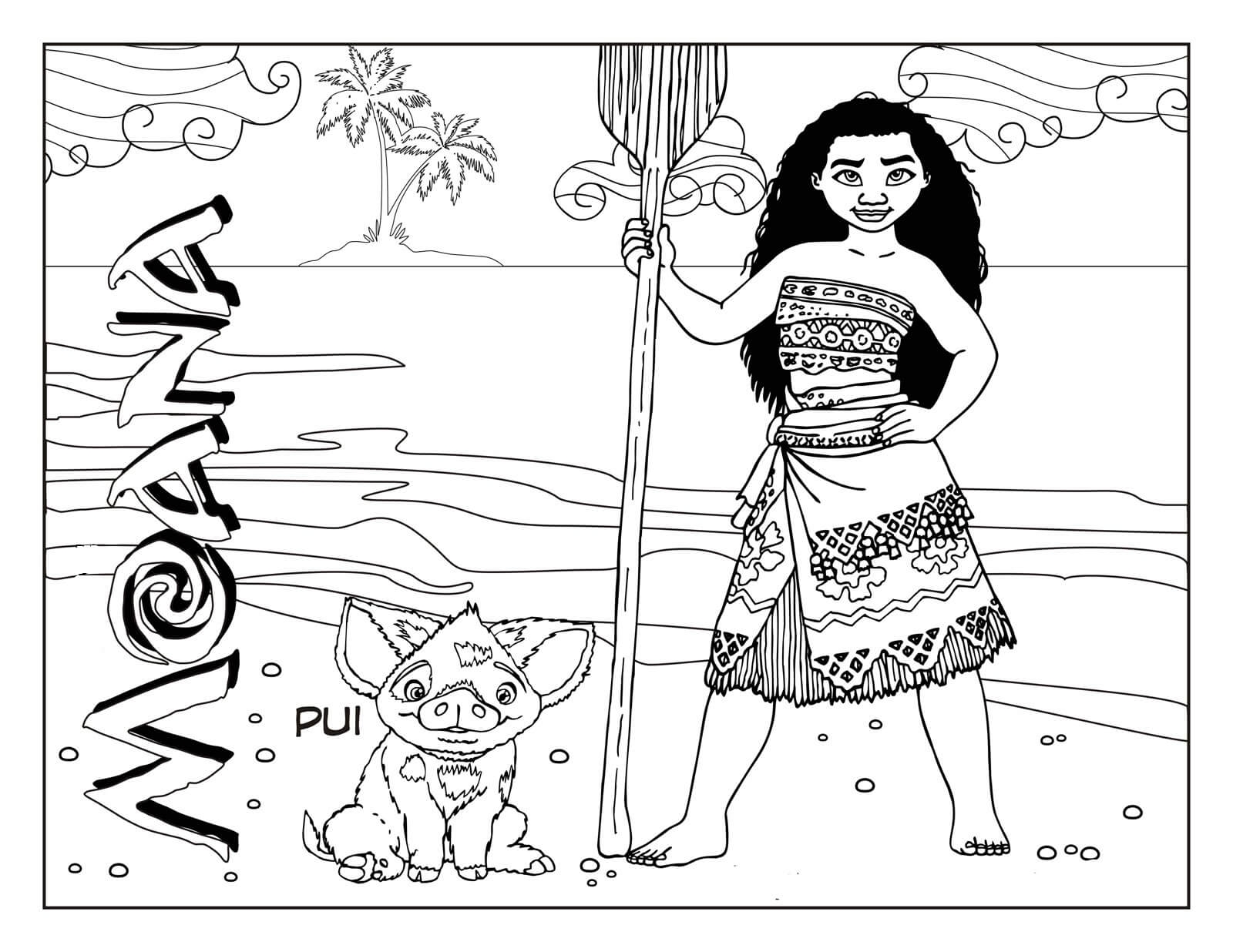 Moana Coloring Pages Printable Coloring Pages FREE Moana Coloring Pages Printable Coloring Pages FREE