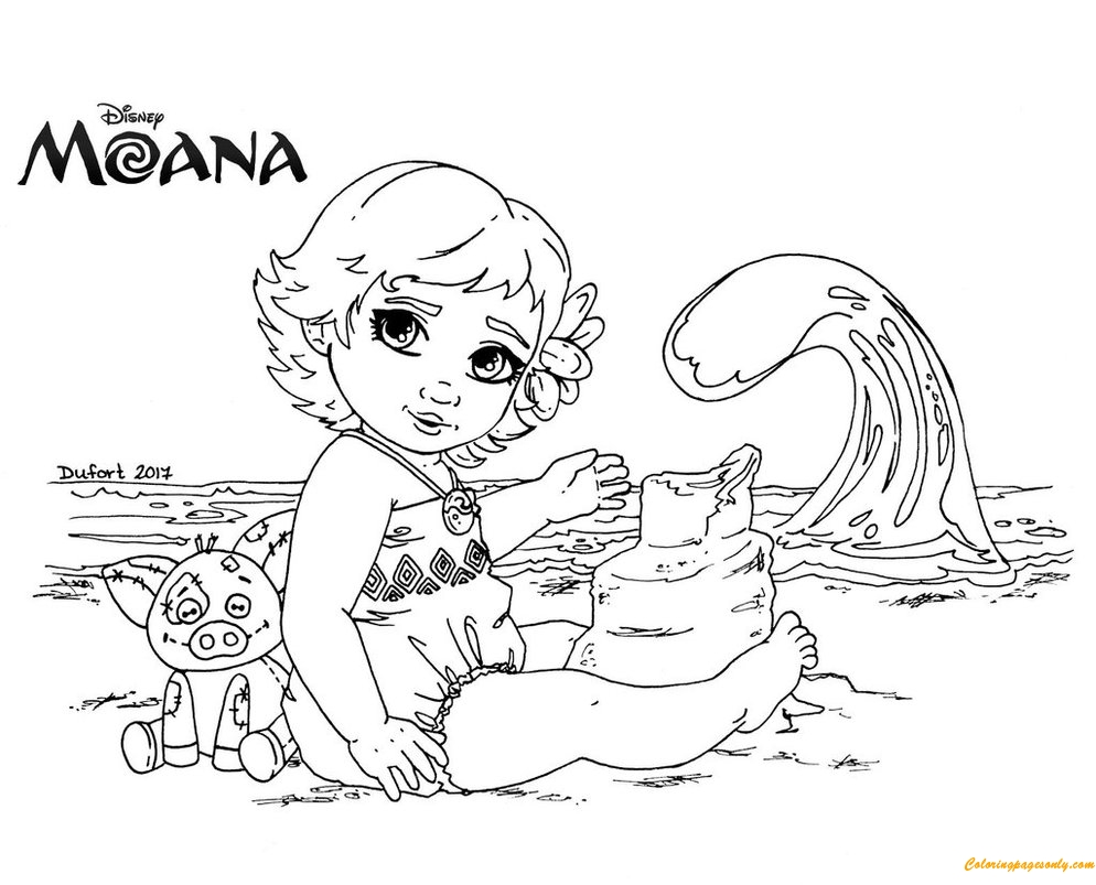Moana Lineart Coloring Page Free Printable Coloring Pages Descubra O Moana Lineart Coloring Page Free Printable Coloring Pages Descubra O
