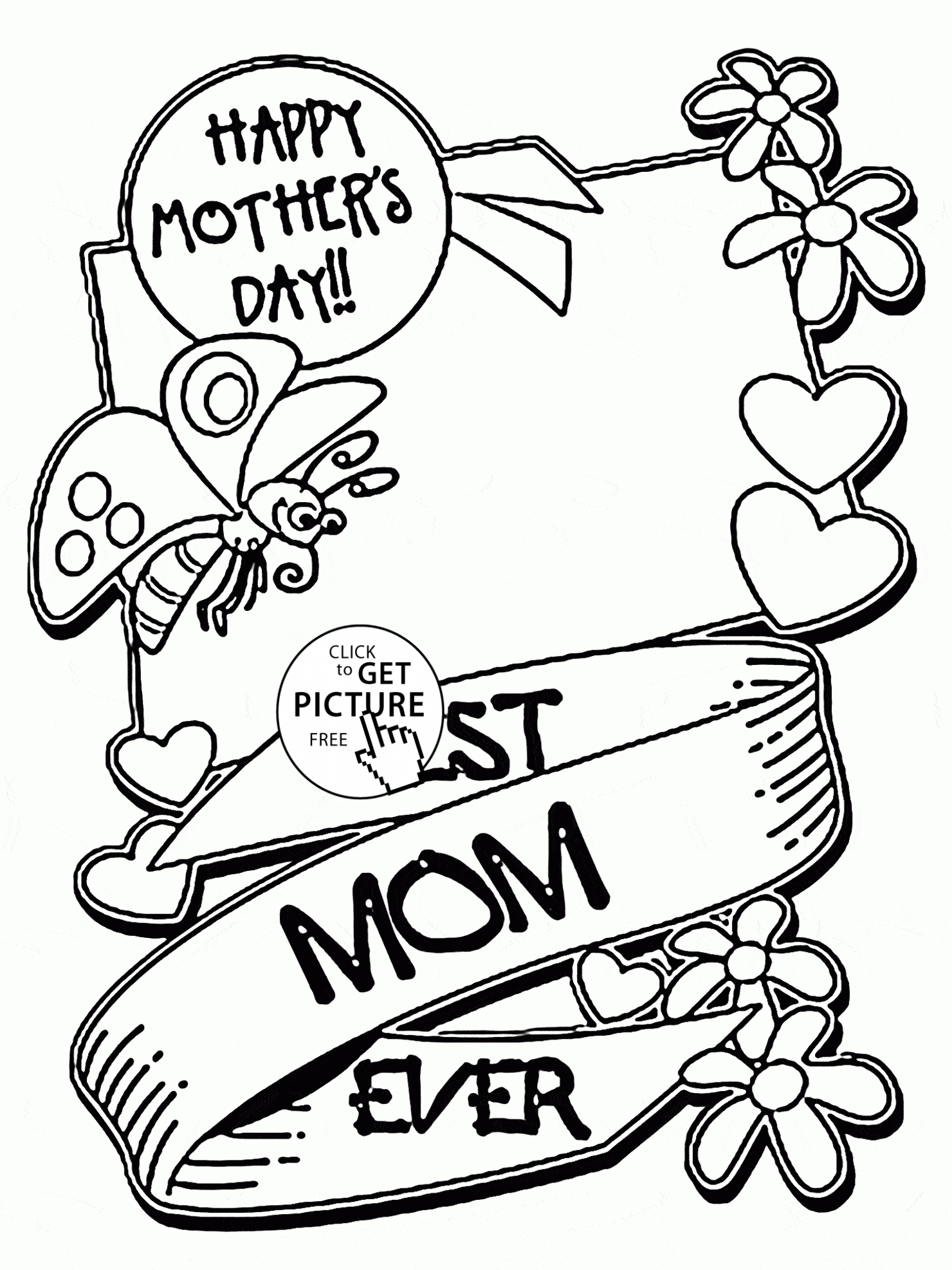 Mom Coloring Pages To Print At GetDrawings Free Download
