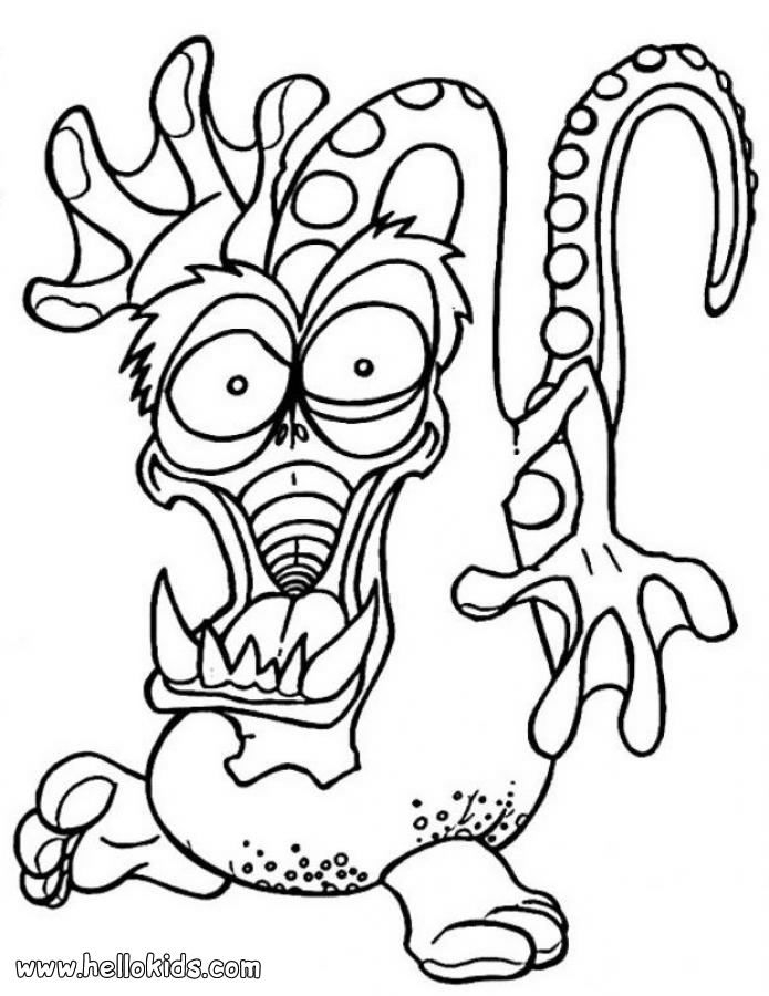 Monster Coloring Pages Printable Monster Coloring Pages Printable