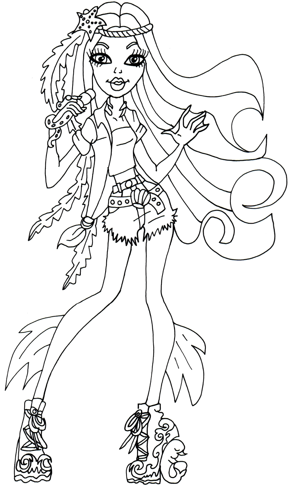 Monster High Coloring Pages Printable