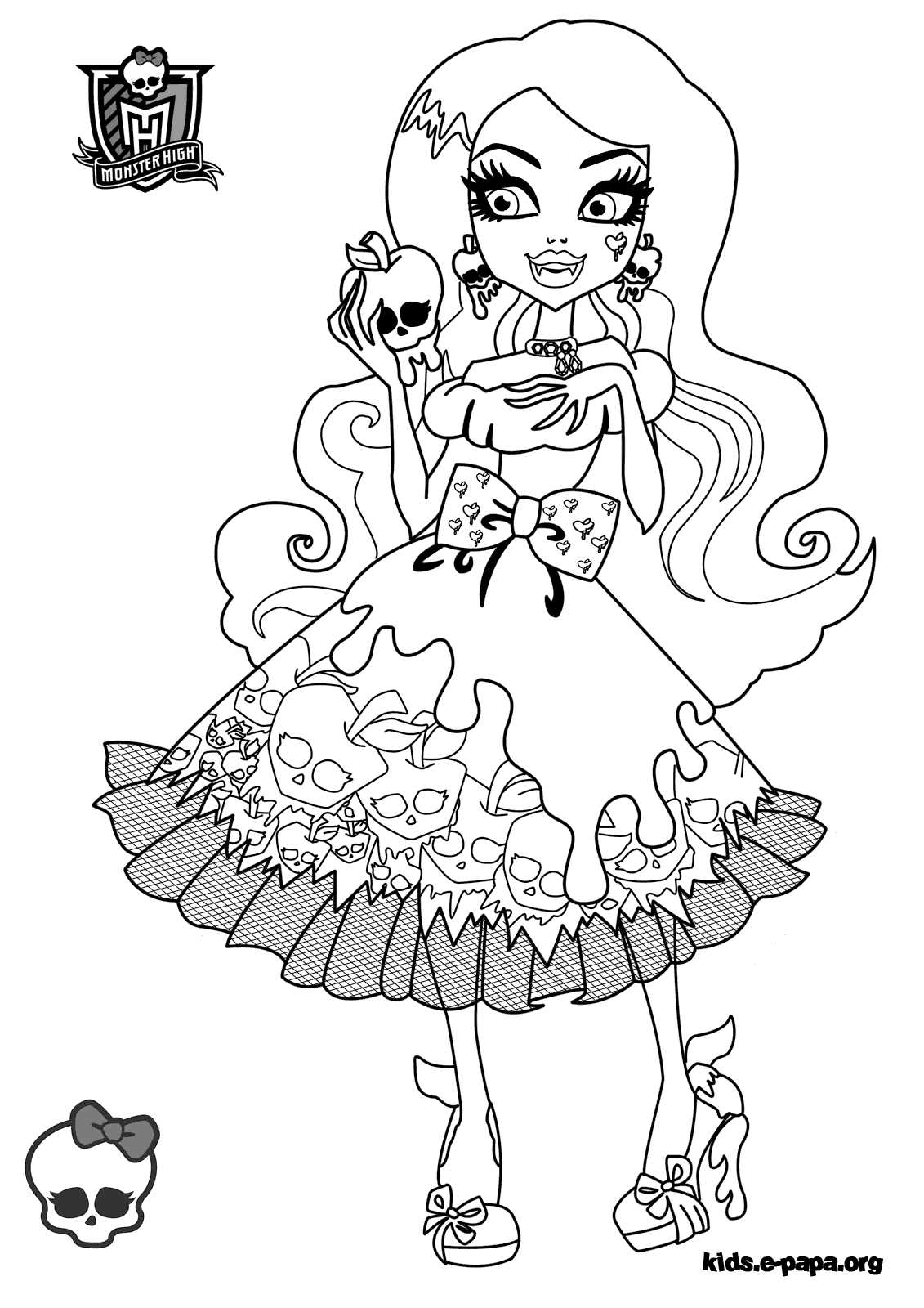 Monster High Dibujos Para Colorear Monster High Dibujos Para Colorear