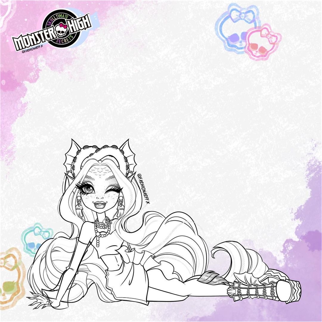 Monster High Coloring Pages Printable Free Monster High Coloring Pages Printable Free