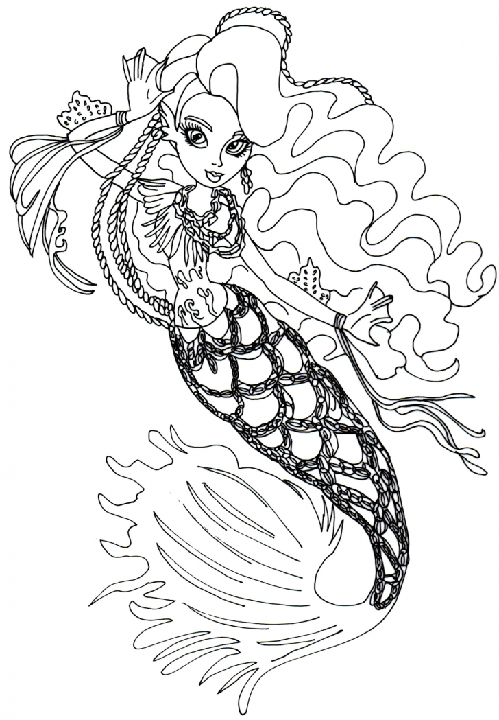 Monster High Mermaid Coloring Pages At GetColorings Free Monster High Mermaid Coloring Pages At GetColorings Free