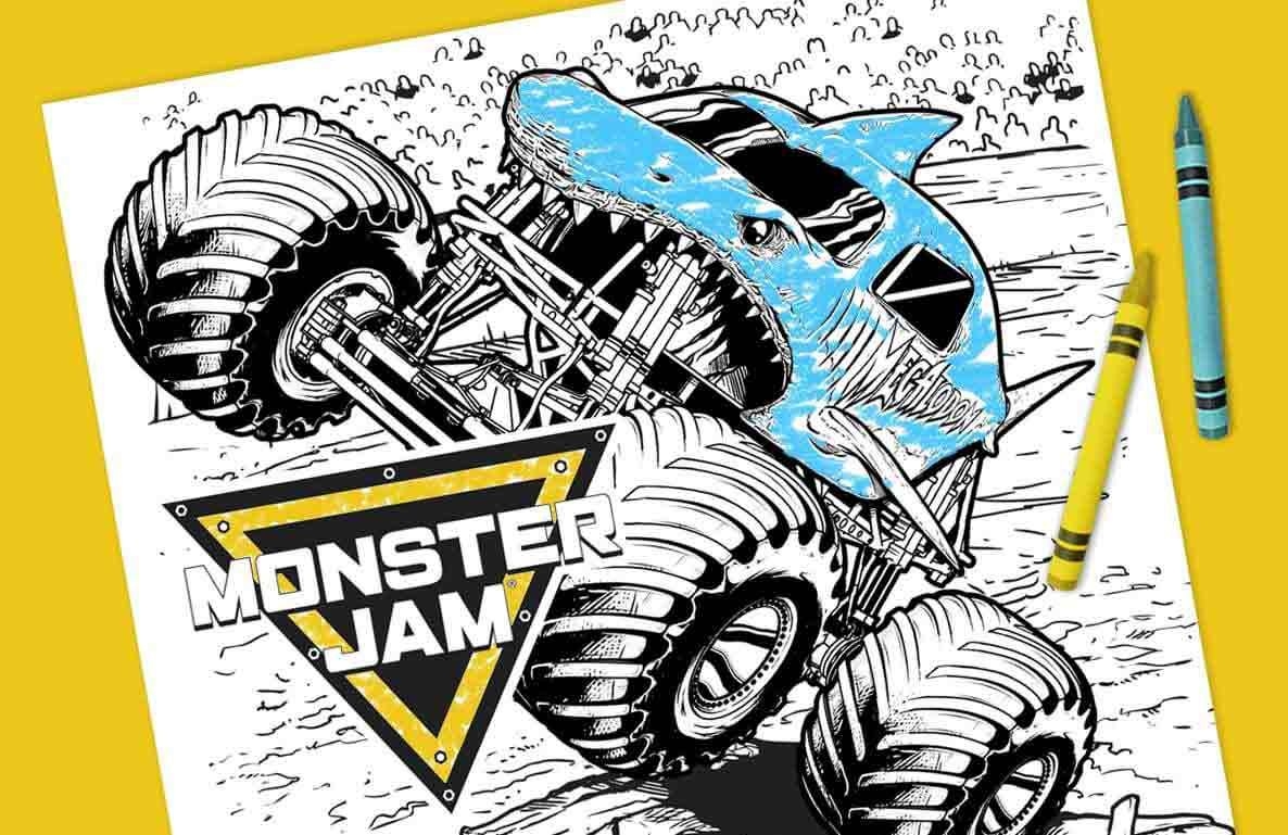 Monster Jam Coloring Sheets Free Printable Coloring Free Printable Monster Jam Coloring Sheets Free Printable Coloring Free Printable