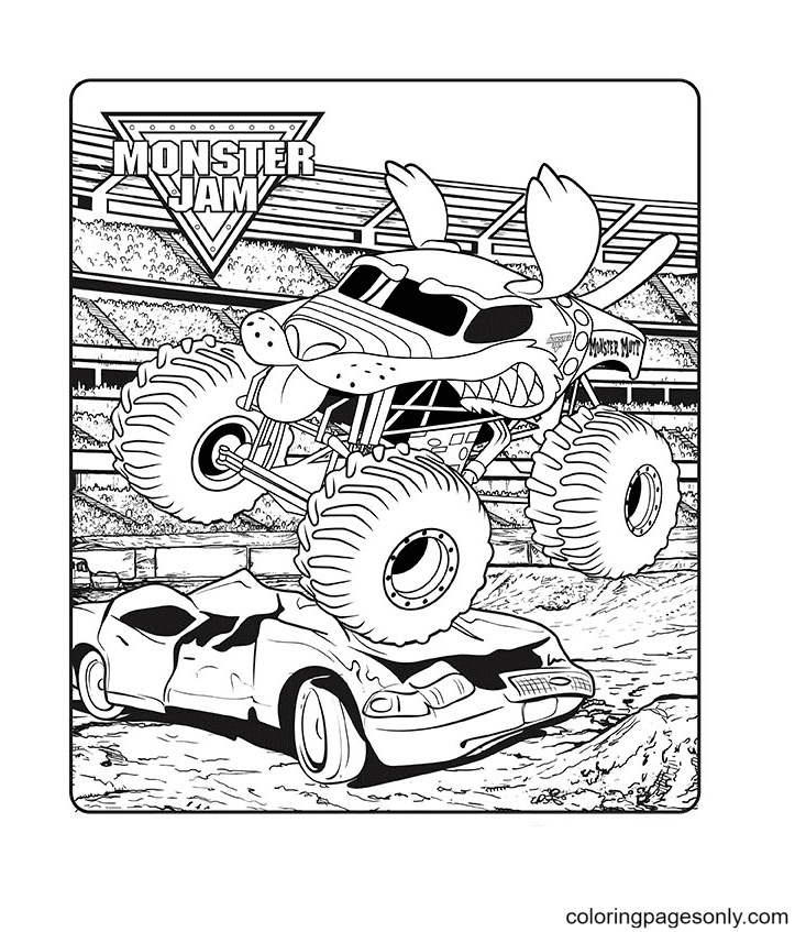 Monster Jam Printable Coloring Pages Monster Jam Printable Coloring Pages