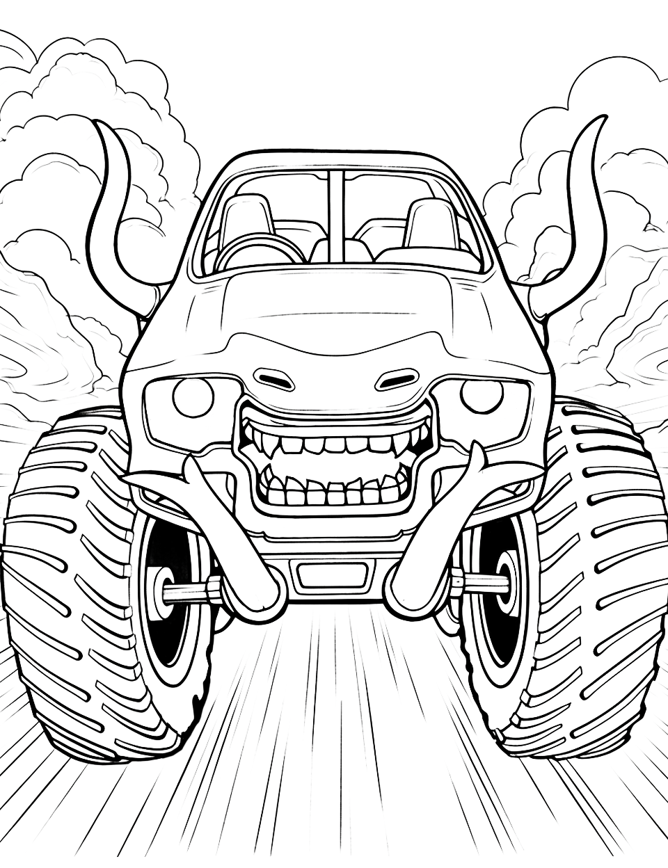 Monster Jam Printable Coloring Pages Monster Jam Printable Coloring Pages