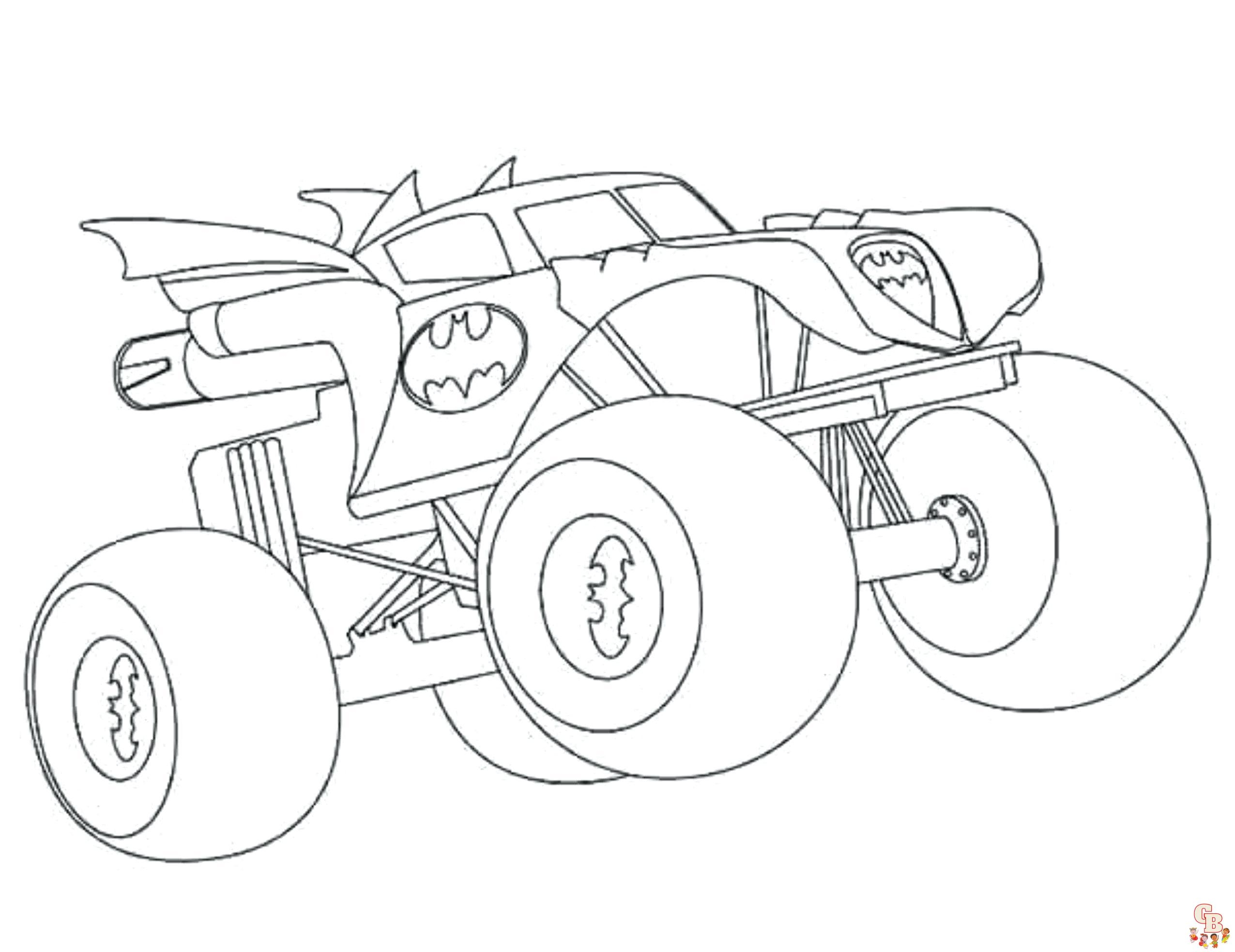Monster Truck Coloring Pages Printable Monster Truck Coloring Pages Printable