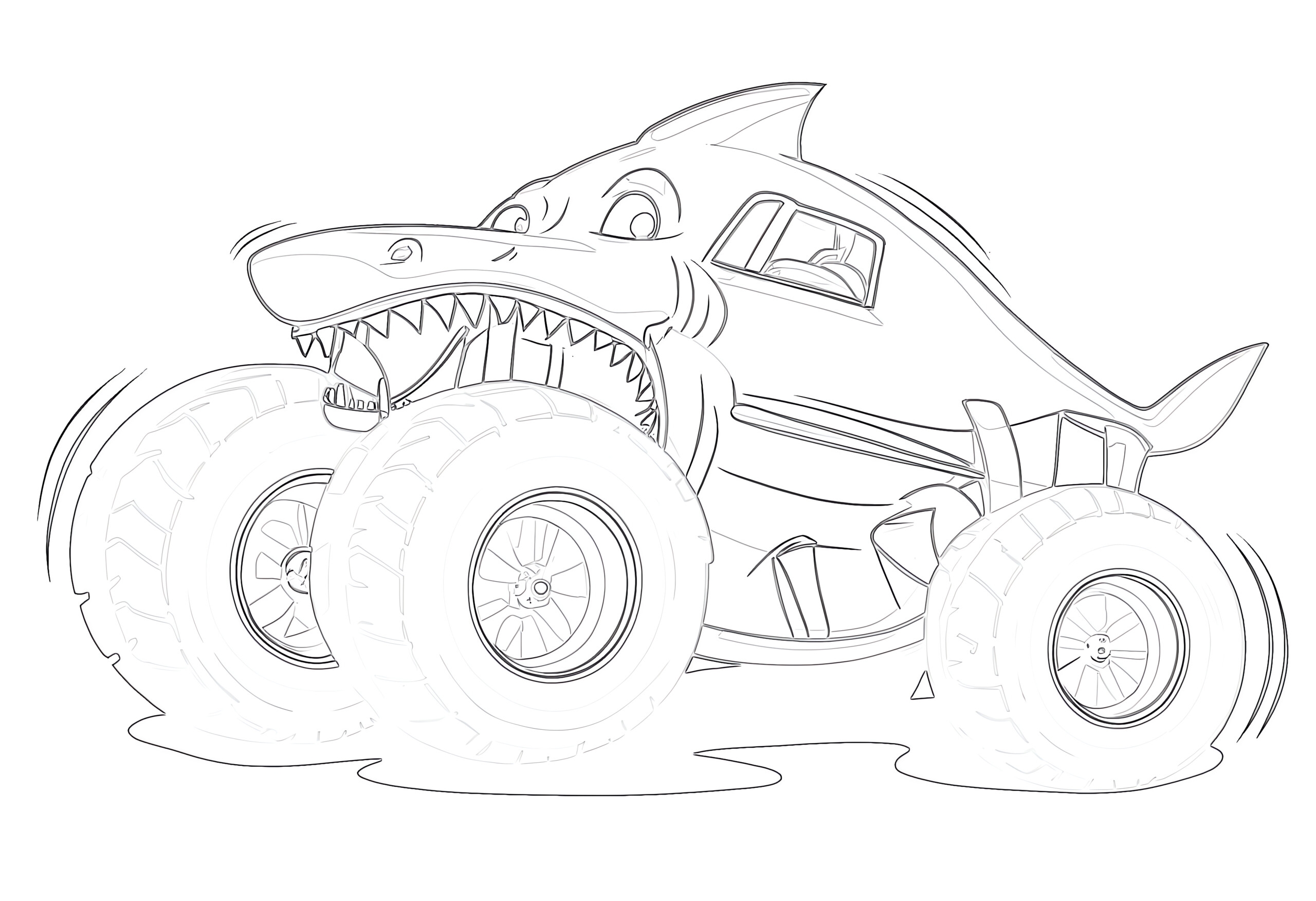Monster Truck Coloring Pages Printable Monster Truck Coloring Pages Printable