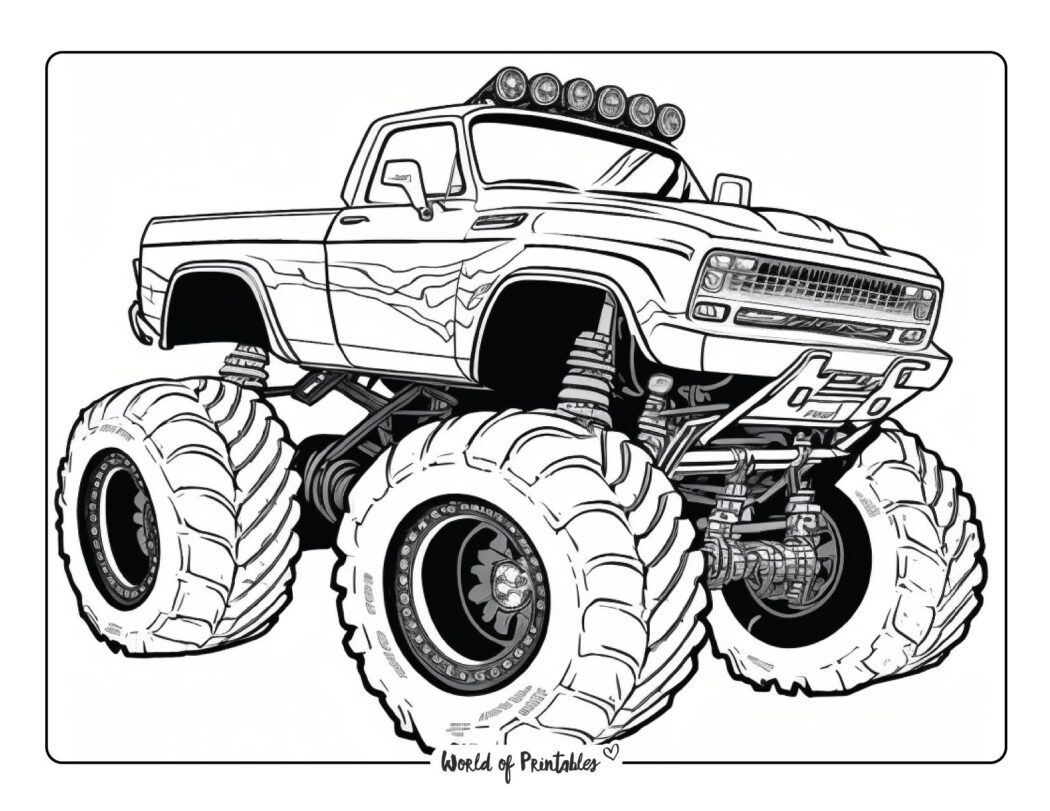 Truck Coloring Pages Free Printable