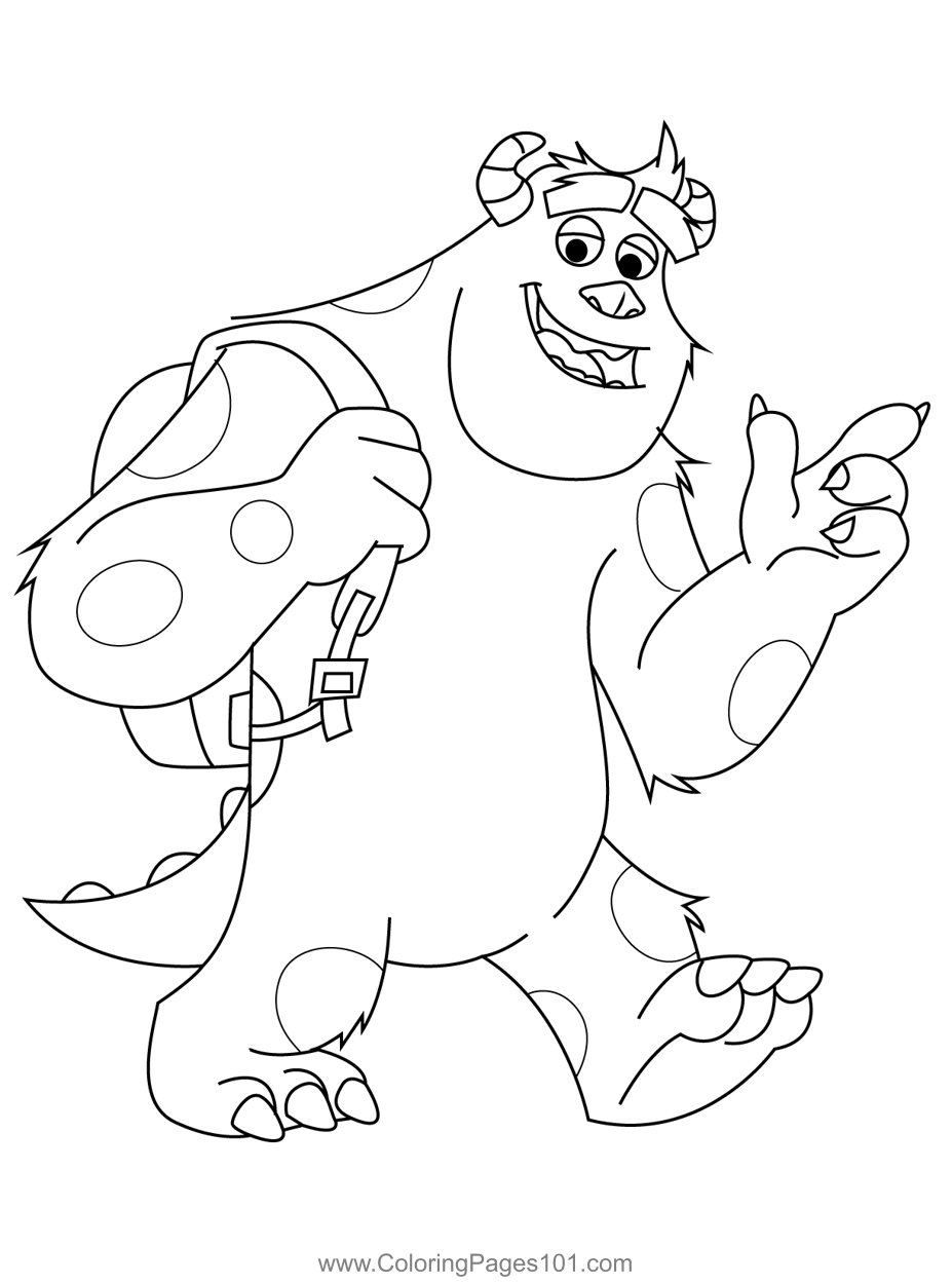 Monsters Inc Printable Coloring Pages Monsters Inc Printable Coloring Pages