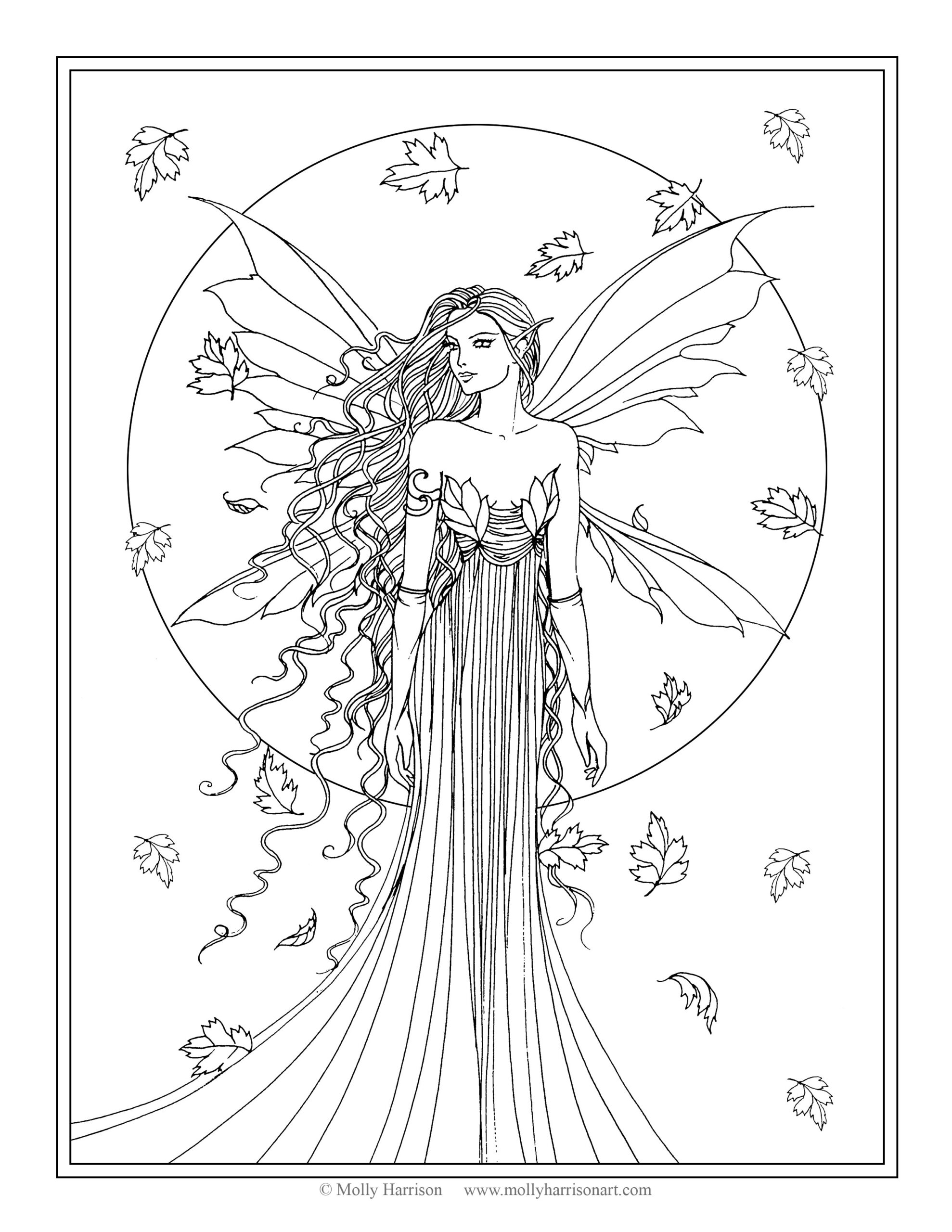 Moon Fairy Coloring Pages At GetDrawings Free Download Moon Fairy Coloring Pages At GetDrawings Free Download