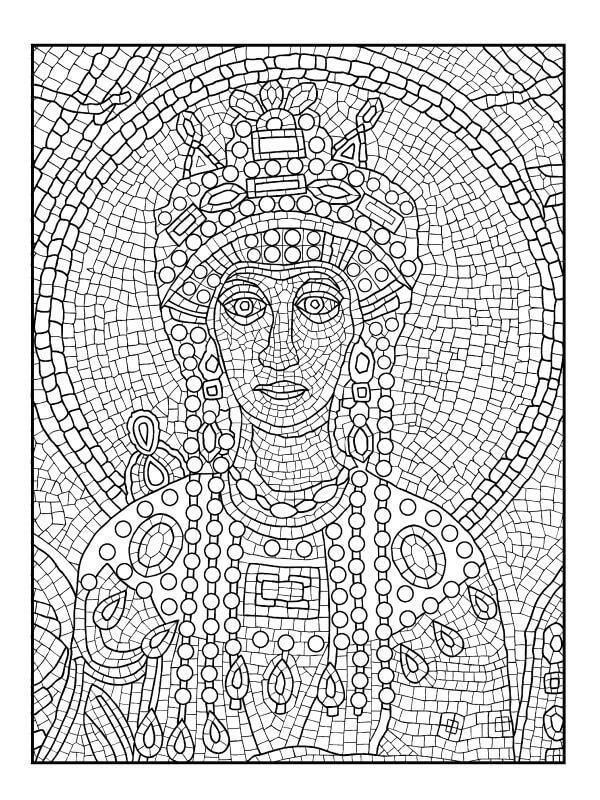 Mosaic Coloring Pages Free Printable Coloring Pages For Kids Mosaic Coloring Pages Free Printable Coloring Pages For Kids