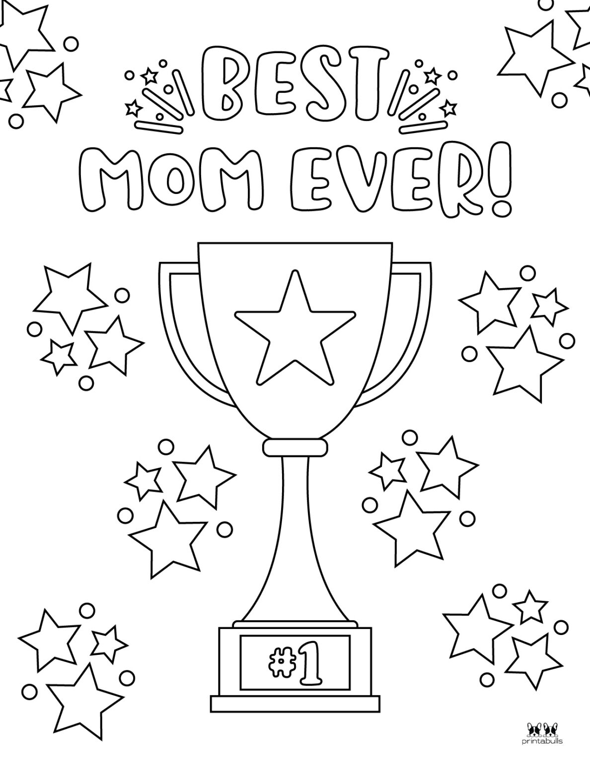 Mother S Day Coloring Pages 50 FREE Printables Printabulls