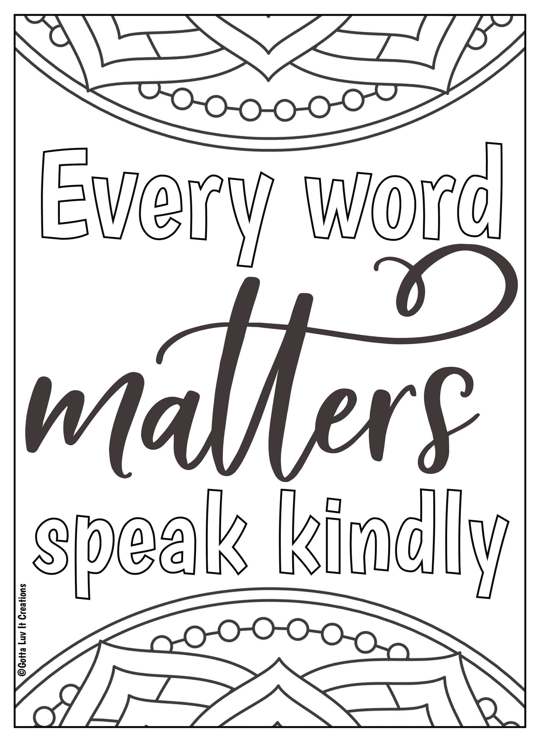 Free Printable Inspirational Coloring Pages