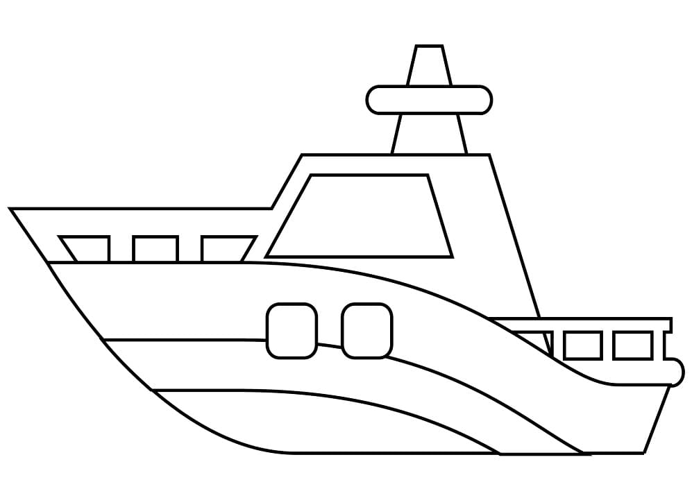 Boat Coloring Pages Printable Boat Coloring Pages Printable