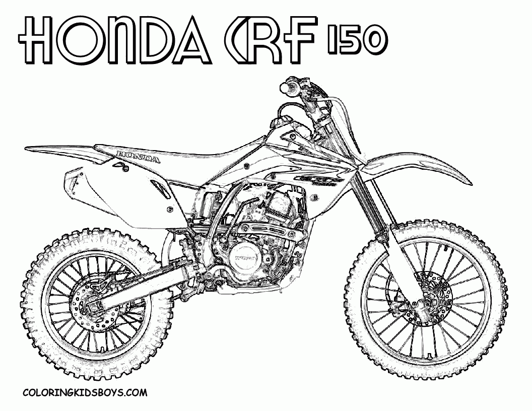 Motorcross Coloring Pages Coloring Home