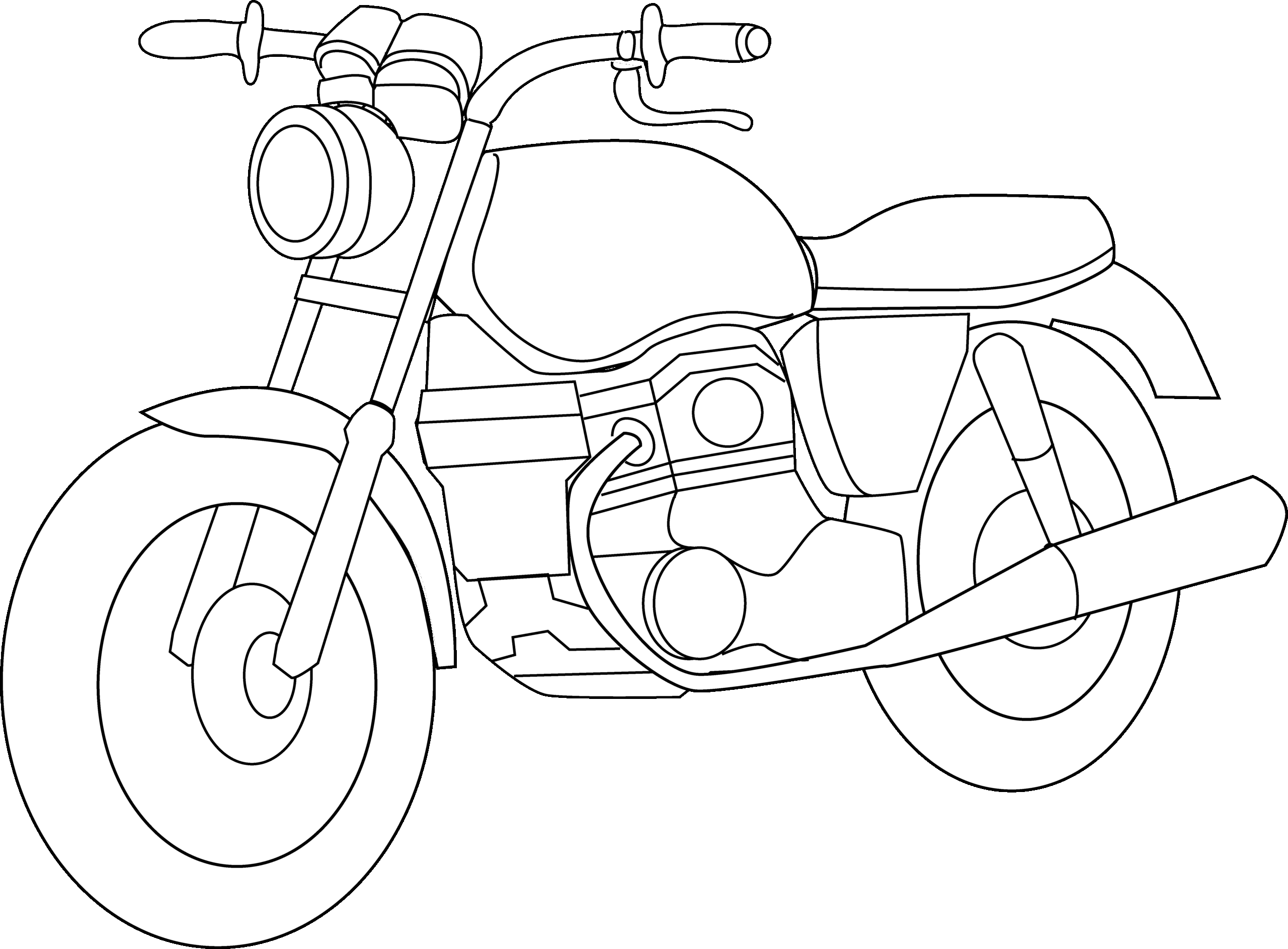 Motorcycle Printable Coloring Pages Motorcycle Printable Coloring Pages