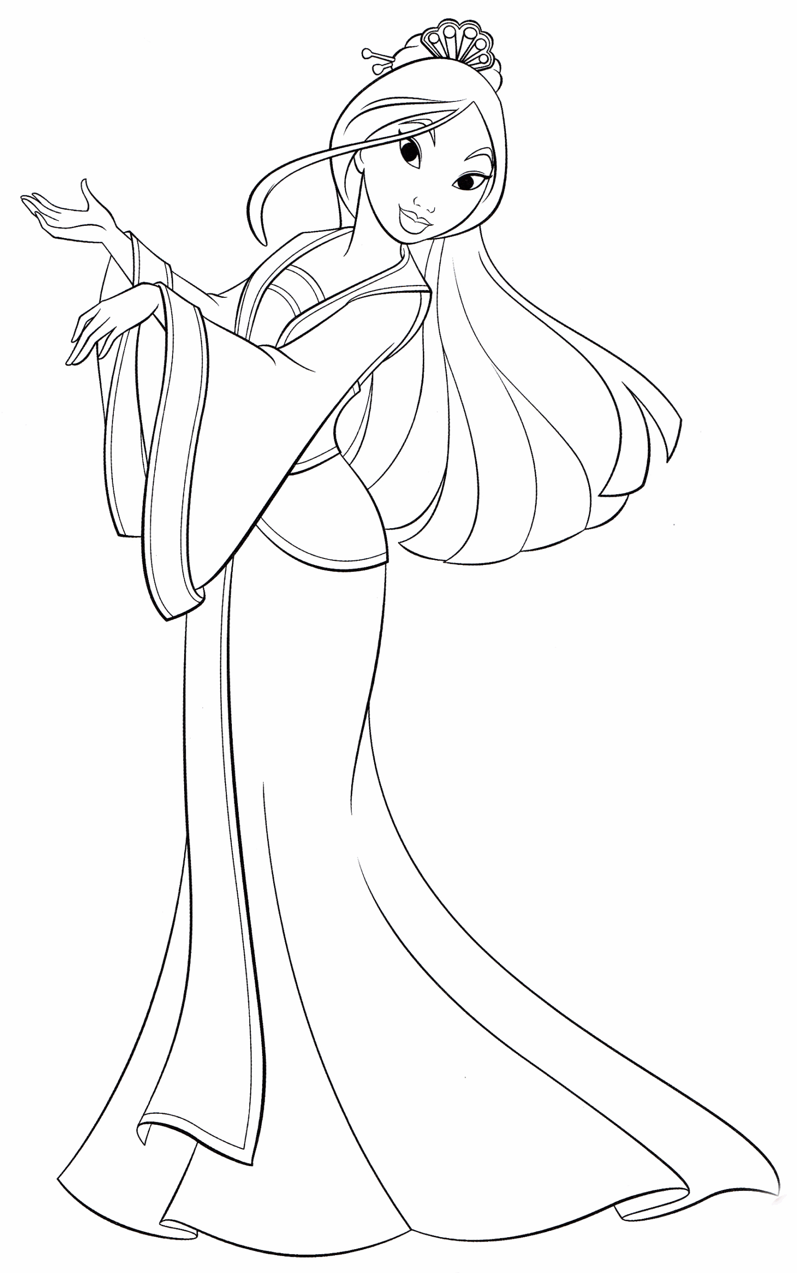 Mulan Printable Coloring Pages Mulan Printable Coloring Pages