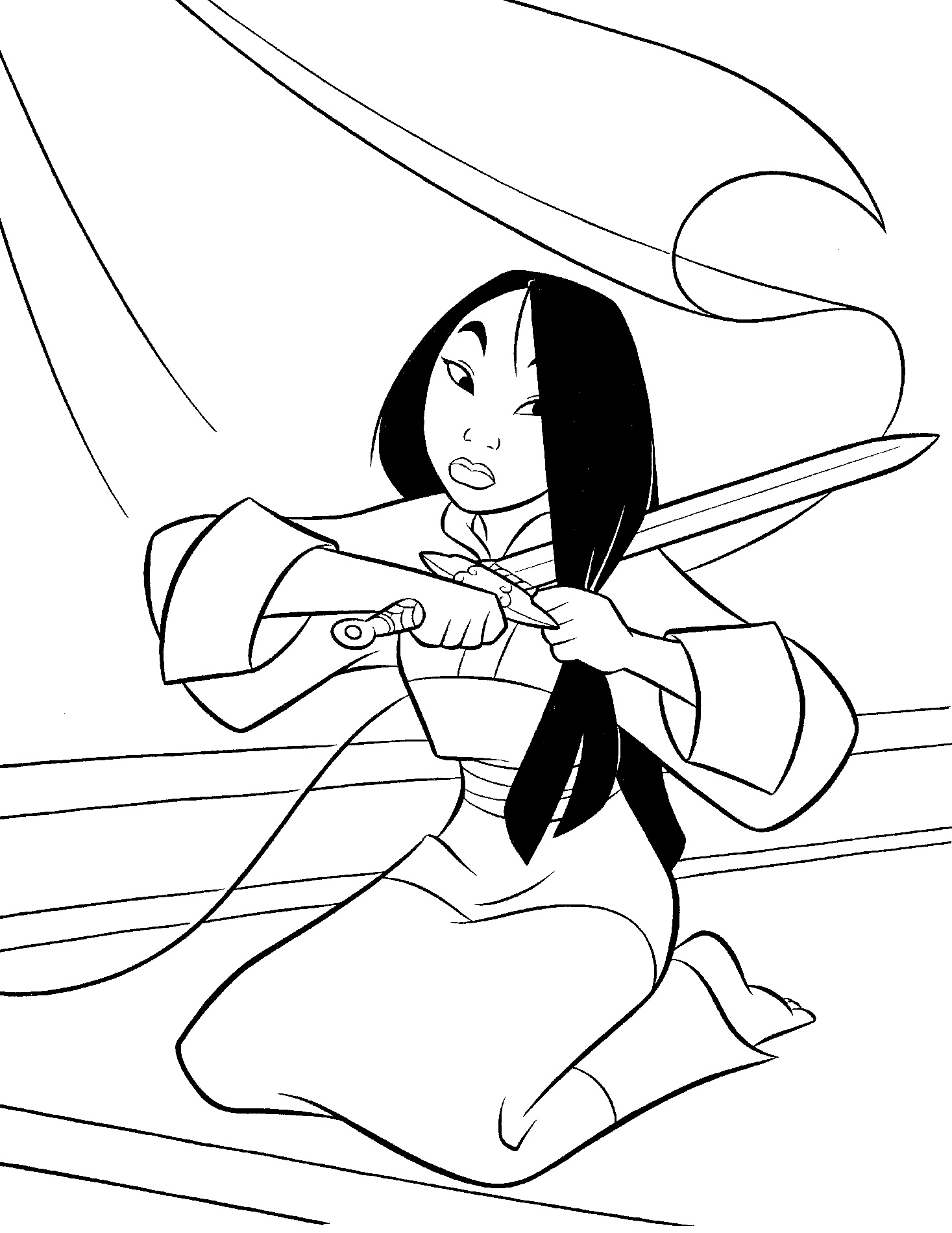 Mulan Printable Coloring Pages Mulan Printable Coloring Pages