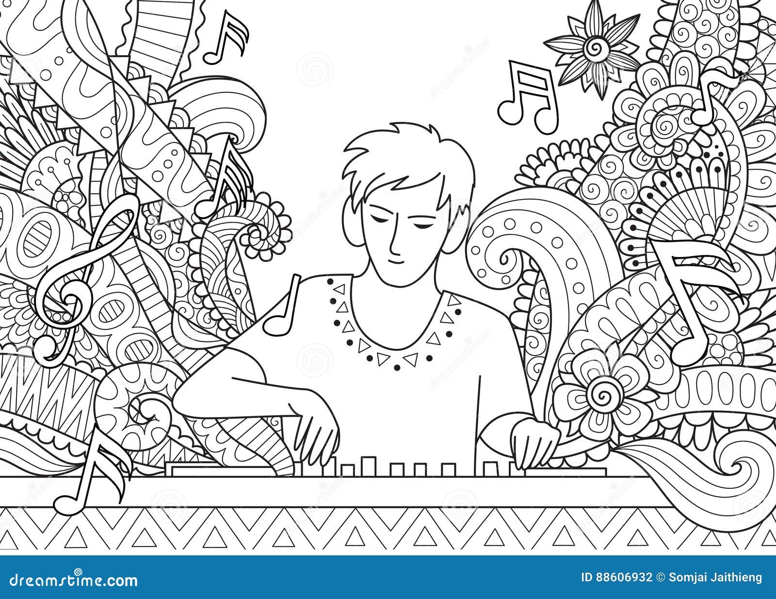 Music Coloring Page Music Coloring Page