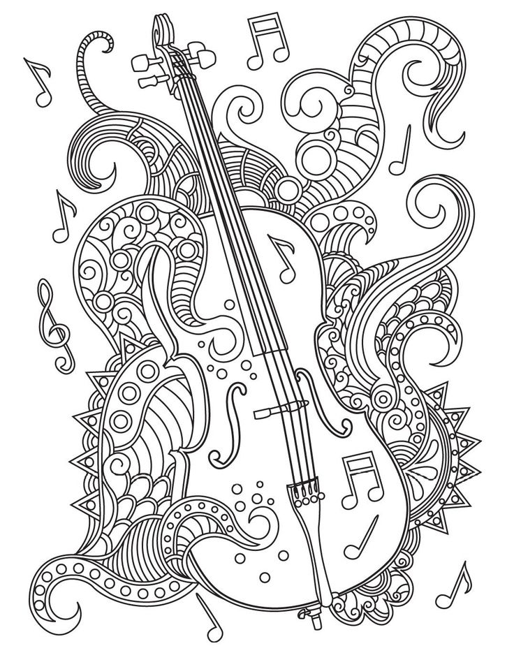 Music Coloring Pages Printable Music Coloring Pages Printable