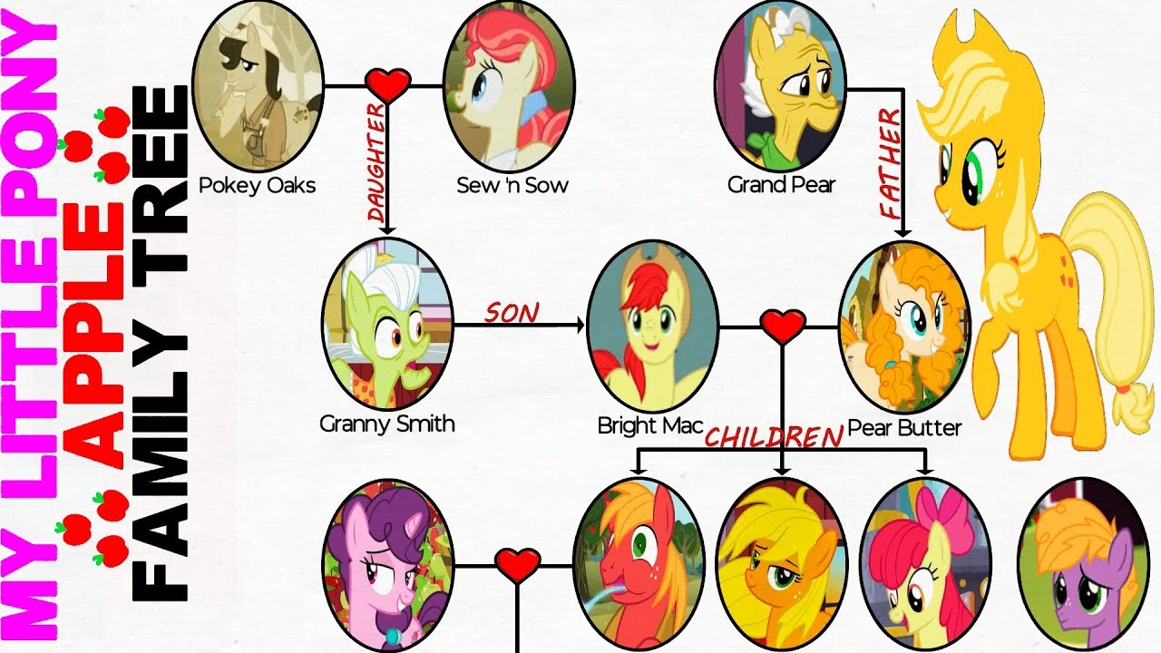My Little Pony Apple Family Tree YouTube My Little Pony Apple Family Tree YouTube