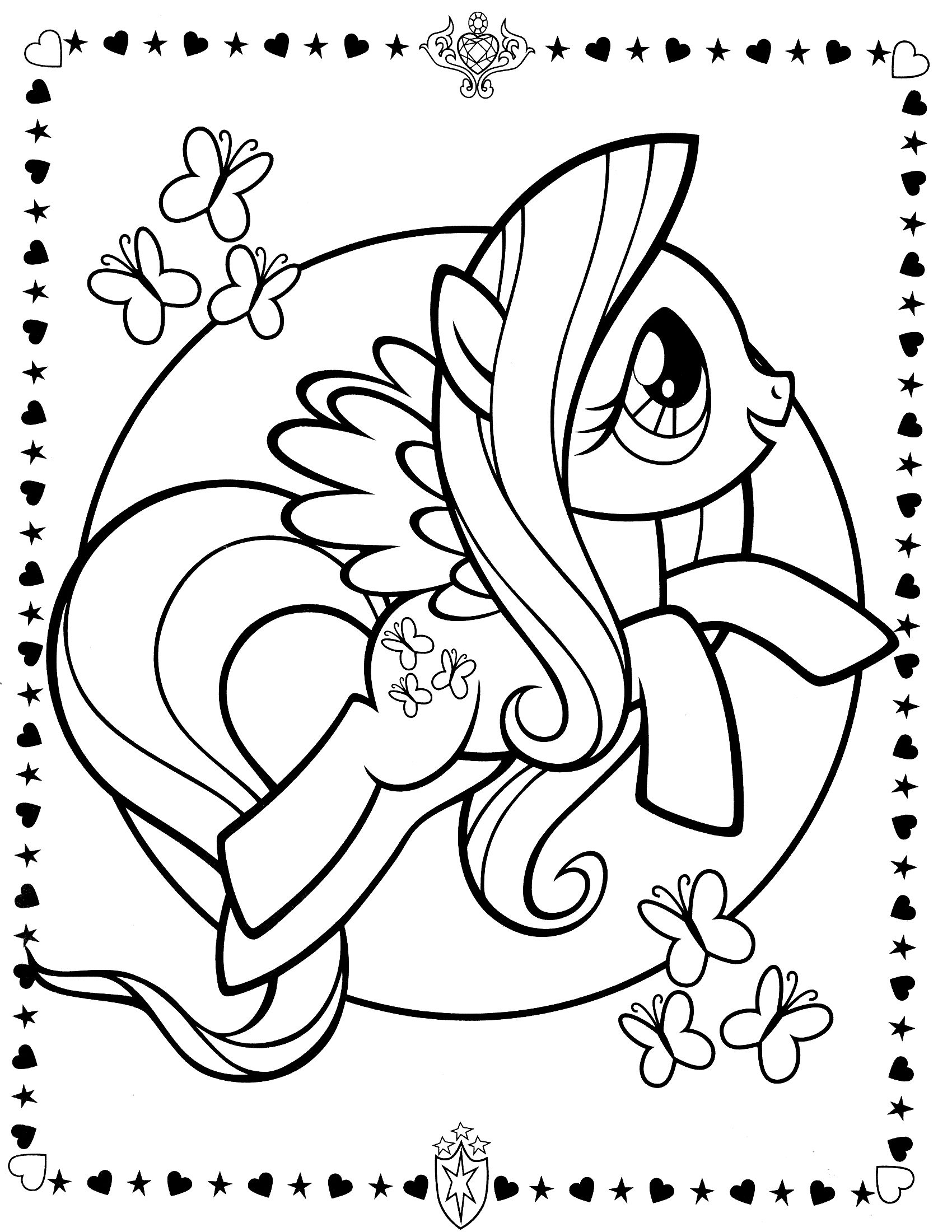 My Little Pony Printable Coloring Pages