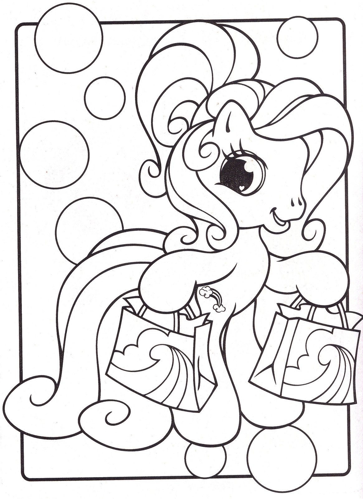 My Little Pony Printable Coloring Pages Scan The Qr Code To Color