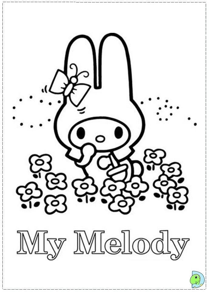 Printable My Melody Coloring Pages Printable My Melody Coloring Pages